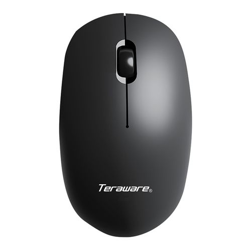 Mouse inalámbrico Coolbox Teraware MO-297W-B 1600dpi, bluetooth, 4 botones, receptor 2.4Ghz, recargable, negro