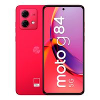 Celular Motorola Moto G84 5G 256GB, 8GB RAM, cámara trasera 50MP y frontal 16MP, 6.55"", magenta