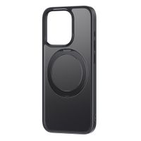 Case para iPhone 15 Pro Baseus CyberLoop Series con soporte con MagSafe, negro