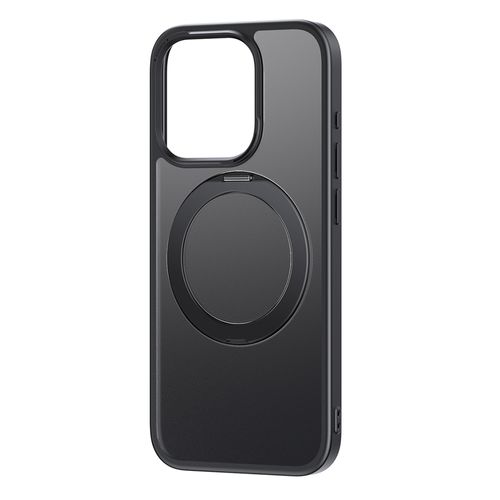 Case para iPhone 15 Pro Max Baseus CyberLoop Series con soporte con MagSafe, negro