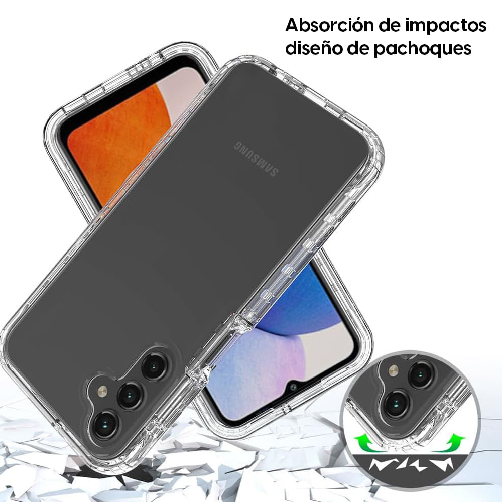 Imagen 2 del producto Case para Samsung Galaxy A55 Protección 360, 3 en 1, transparente