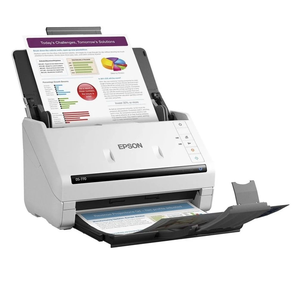 Imagen 2 del producto Escaner Epson DS-770 II USB Sensor Optico CIS ADF, 45 ppm 90 ipm