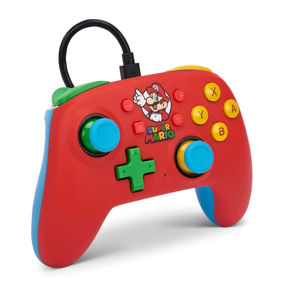 Imagen 2 del producto Mando Power A Mario Medley para Nintendo Switch, alámbrico, rojo