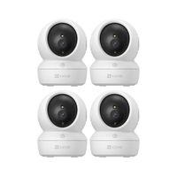 Kit de 4 Cámaras De Seguridad Ezviz H6C Full HD - Blanco