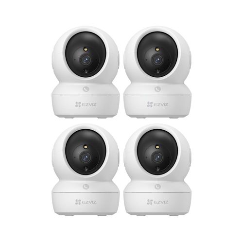 Kit de 4 Cámaras De Seguridad Ezviz H6C Full HD - Blanco