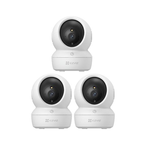 Kit de 3 Cámaras De Seguridad Ezviz H6C Full HD Blanco