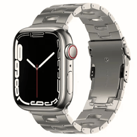Correa de Titanio para Apple Watch Eslabon Acabado Matte 42-44-45-49mm
