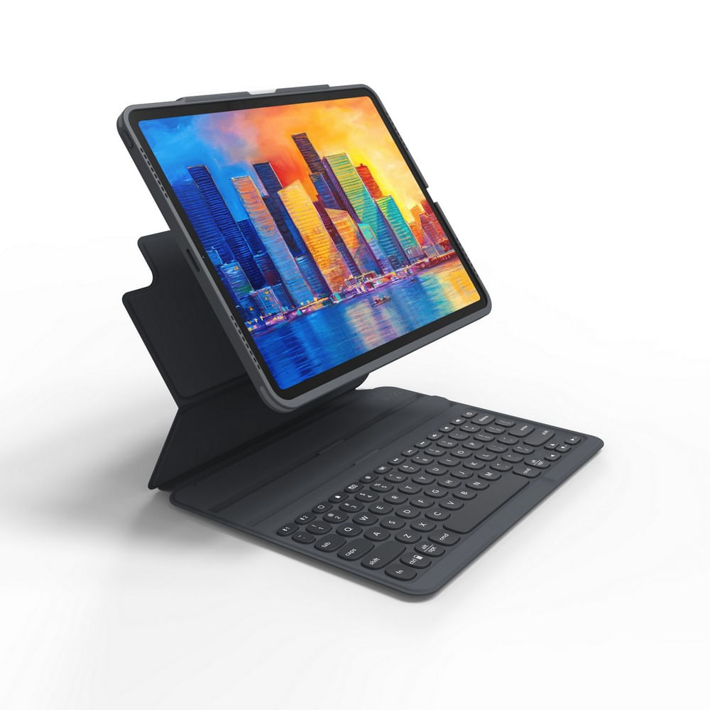 Teclado con Funda ZAGG Pro Keys Retroiluminado para iPad Pro 12.9'' (3a, 4a, 5a Y 6a Gen), iPad Air 13'' (M2)