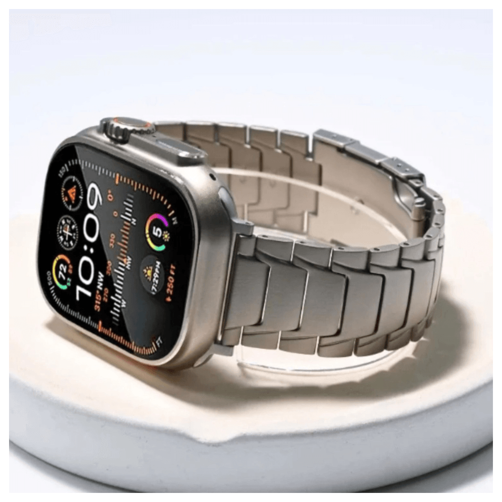 Imagen 2 del producto Correa de Titanio para Apple Watch Iron Hide Matte 42-44-45-49 mm