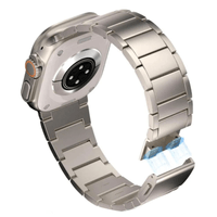 Correa de Titanio para Apple Watch Cierre Magnetico Matte 42-44-45-49m