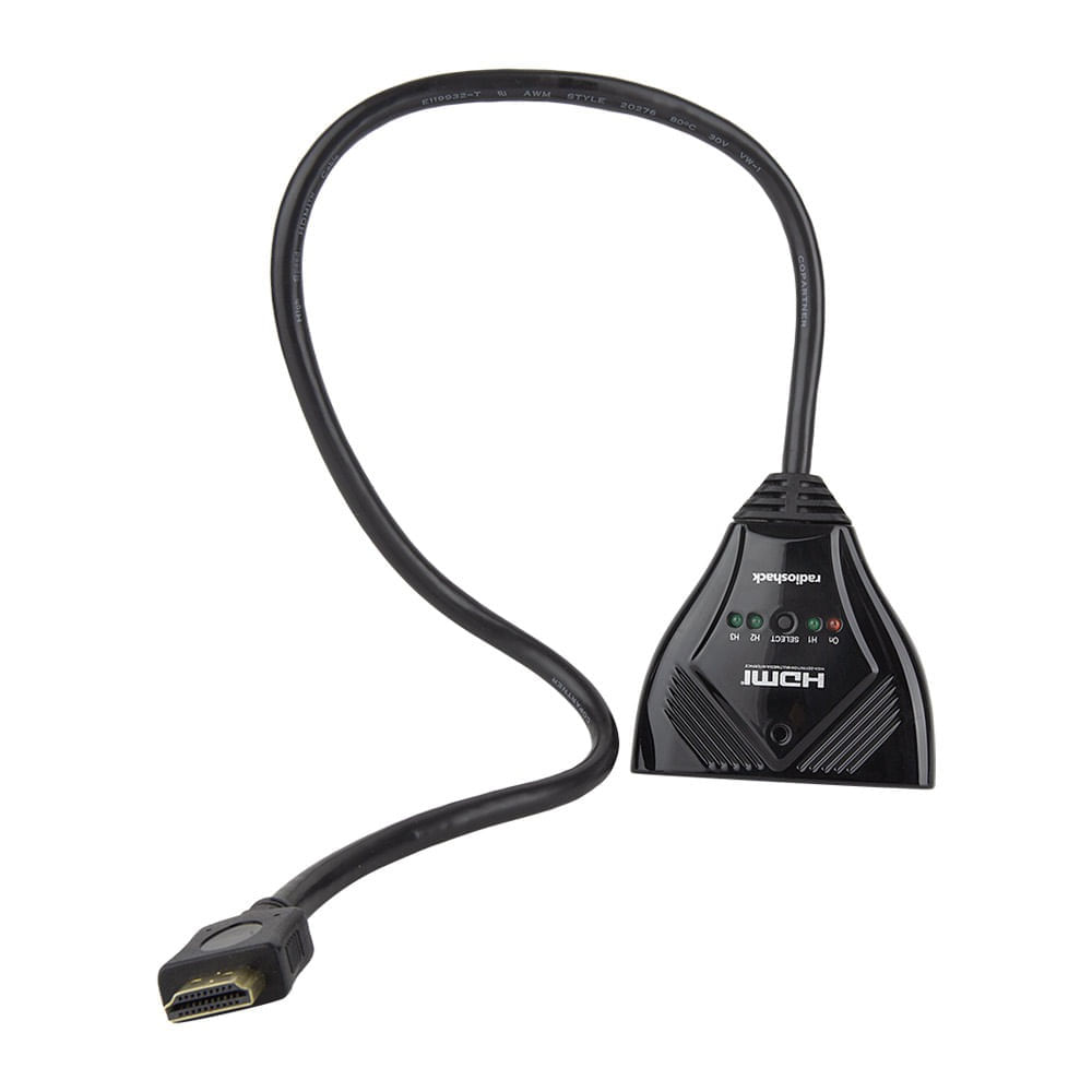 Imagen 2 del producto Interruptor HDMI Radioshack 3 puertos (reempacado)