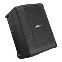 Parlante bluetooth Bose S1 Pro+ con batería recargable, negro (reempacado)