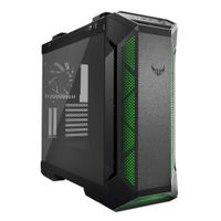 Gabinete Gamer ASUS TUF GT501, 1 ventilador, Mid Tower, cristal templado lateral, ATX, sin fuente (reempacado)