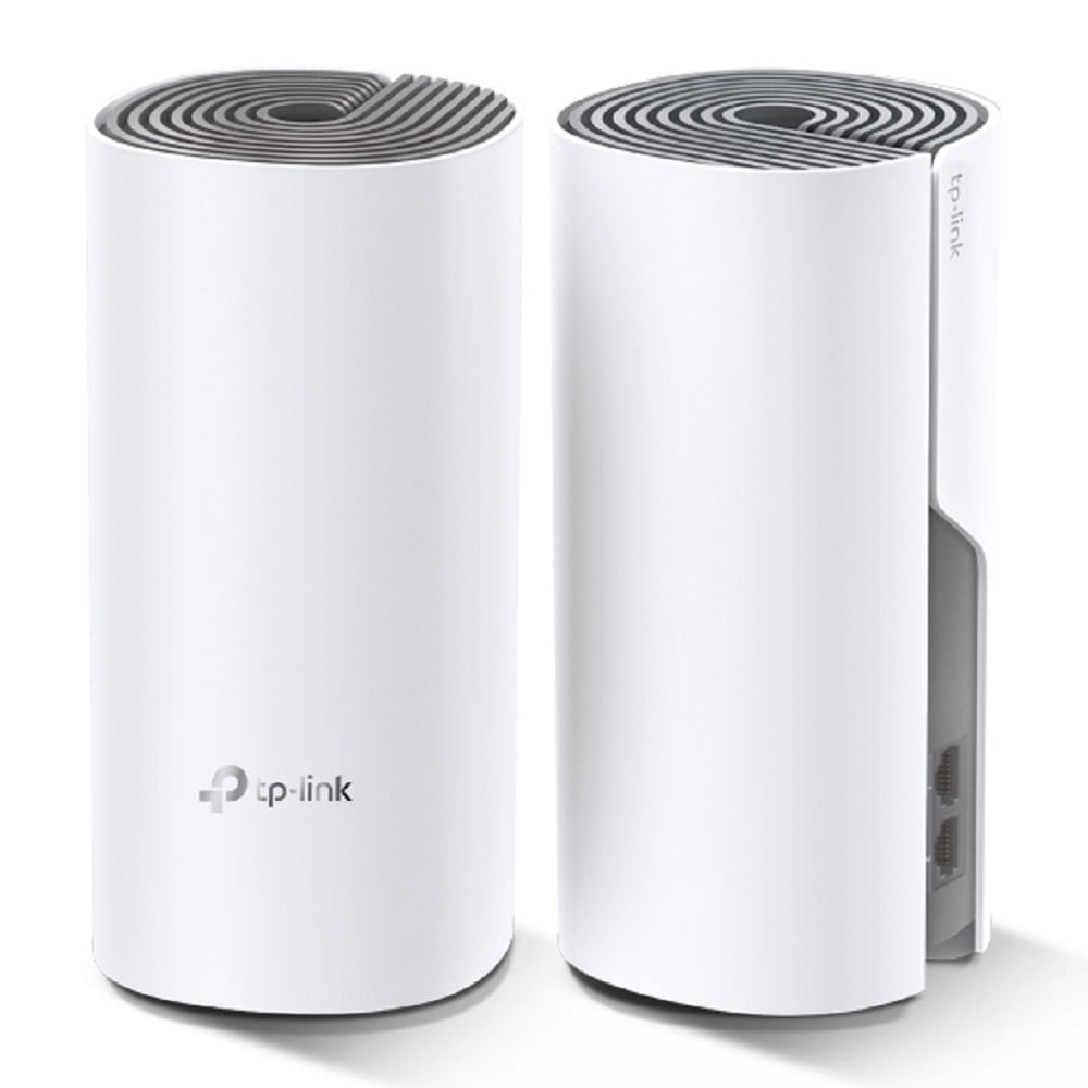 Imagen 2 del producto Sistema Wifi Mesh TP-Link Deco E4-2 Ac1200 pack x 2, doble banda, router y acces point, 2 puertos LAN, 2 antenas internas (reempacado)