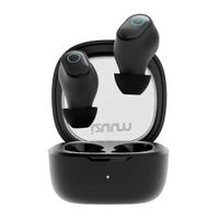 Audífonos bluetooth True Wireless Izuum ES09 resistente al agua IPX4, duración máx. 6 horas, controles táctil, negro (reempacado)