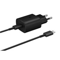 Cargador de pared + cable Samsung tipo C a tipo C, 25W, carga rápida, negro (reempacado)