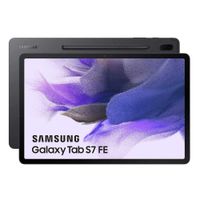 Tablet Samsung Tab S7 FE 12.4"" 64GB, 4GB RAM, cámara principal 8MP y frontal 5MP, 10090 mAh, negro (reempacado)