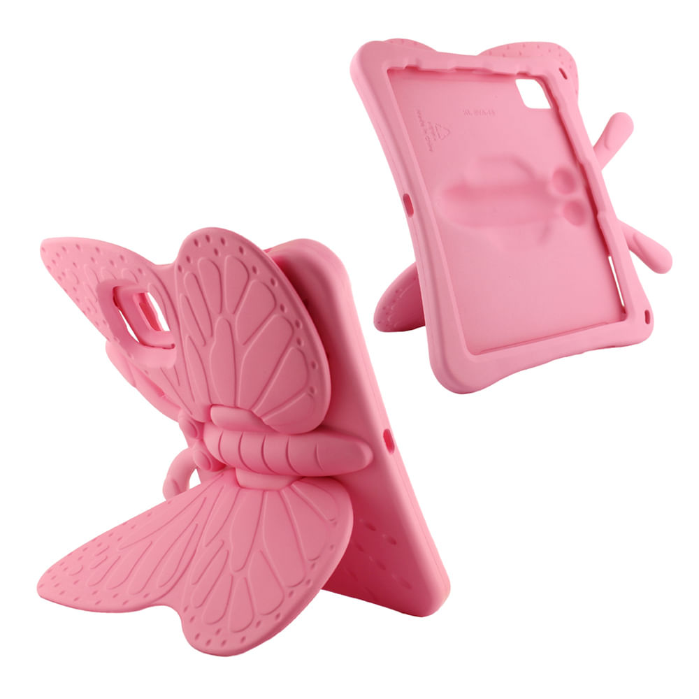 Imagen 2 del producto Case para iPad 10.9 de 10ma generacion, mariposa rosado