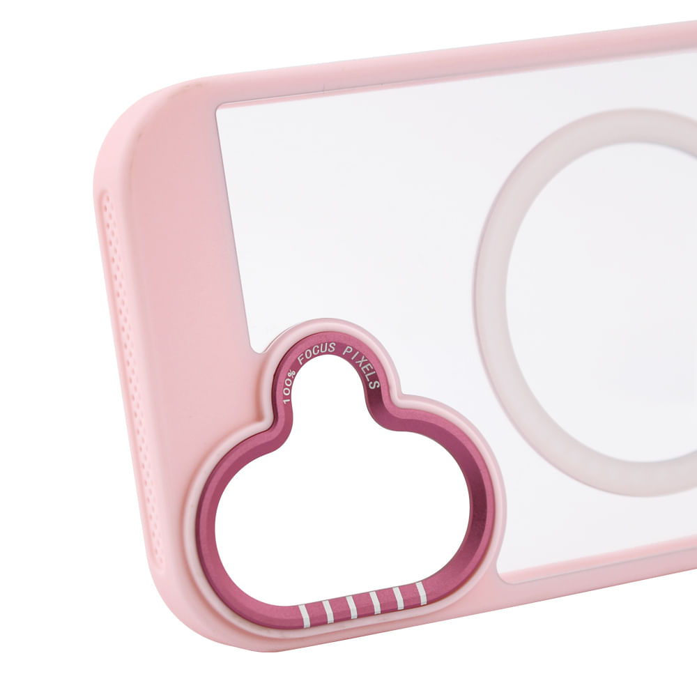 Imagen 2 del producto Case para iPhone 16 con MagSafe para carga inalámbrica, rígido, rosado