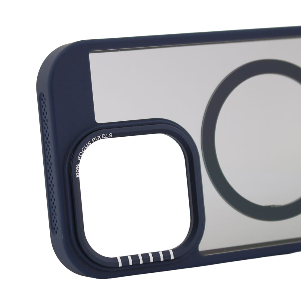 Imagen 2 del producto Case para iPhone 16 Pro con MagSafe para carga inalámbrica, rígido, mate traslúcido azul