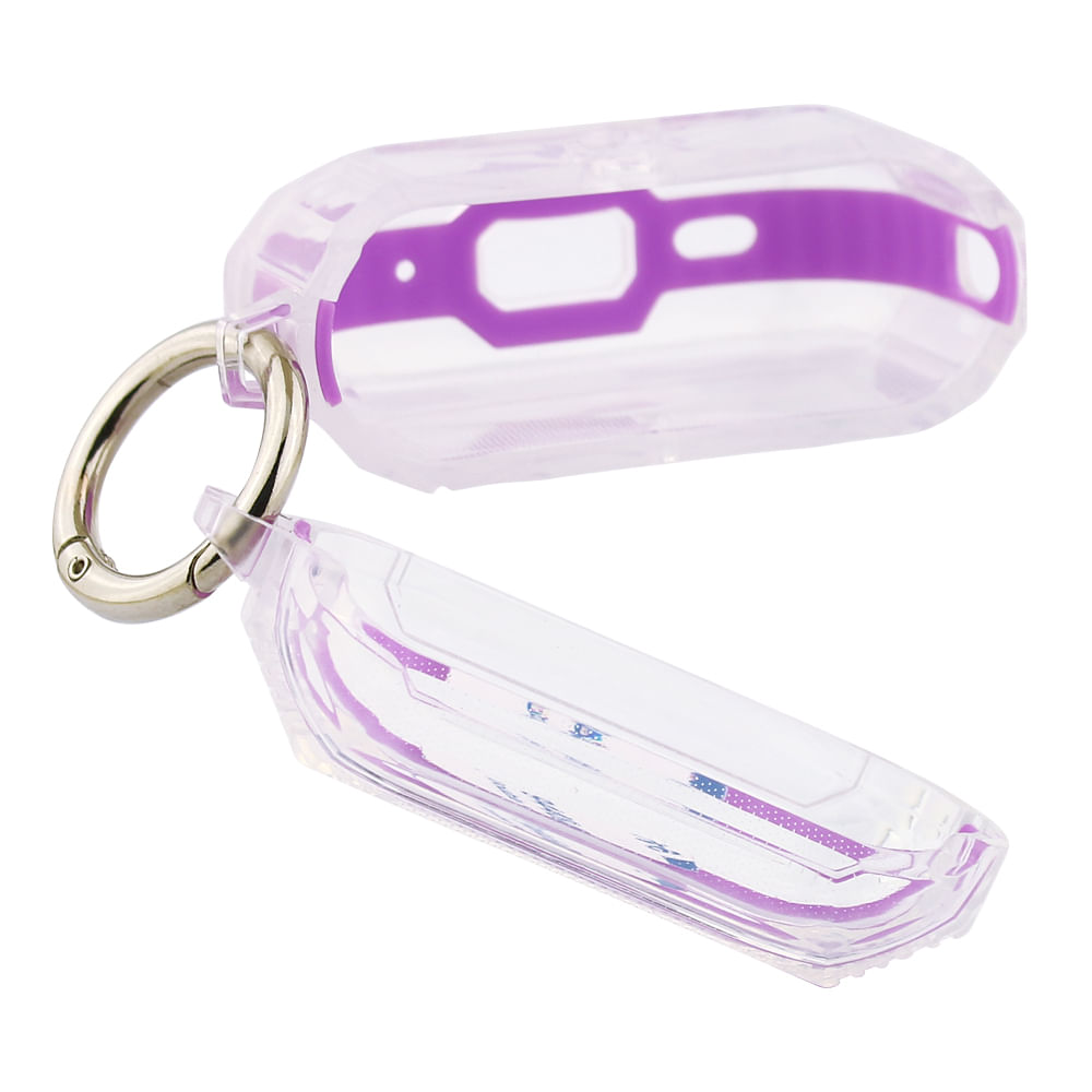 Imagen 2 del producto Case para Airpods pro 2da generación, translucido morado