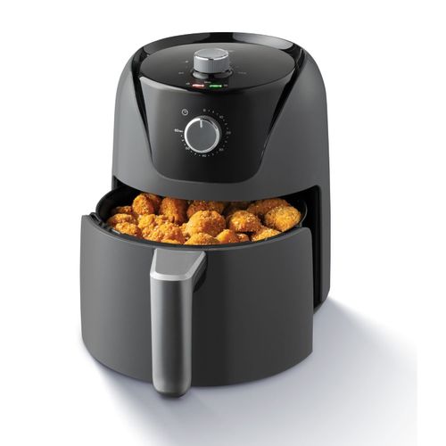 Freidora de aire Oster CKSTAF40MDF 1500w, 4 litros, panel digital, con revestimiento Diamond Force, gris