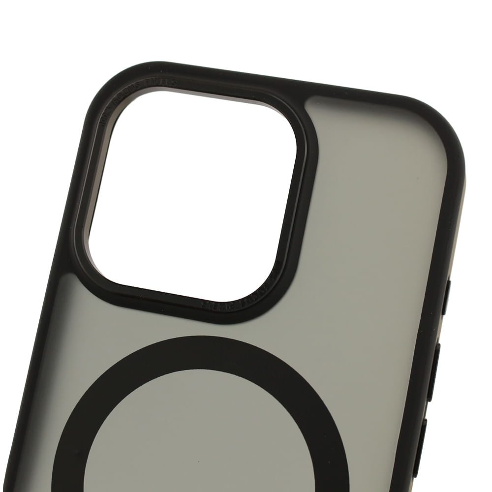 Imagen 2 del producto Case para iPhone 16 Pro Max, con MagSafe para carga inalámbrica, para accesorios magnéticos, rígido, mate traslúcido negro