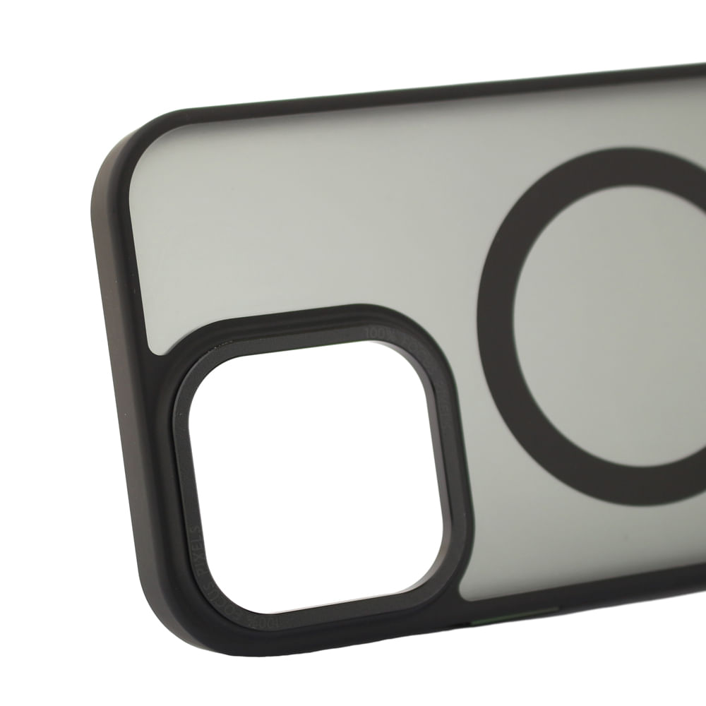 Imagen 2 del producto Case para iPhone 16 Pro con MagSafe para carga inalámbrica, para accesorios magnéticos, rígido, mate traslúcido negro
