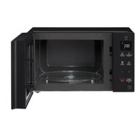 Horno microondas LG MS2536DIR 1200W, capacidad 25 litros, 8 funciones de cocción automática, NeoChef, negro