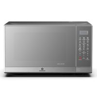 Horno microondas Indurama MWI-20TCRP 1000W, capacidad 20 litros, 8 funciones de cocción automática, plateado