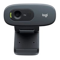 Cámara web Logitech C270 HD 720p, conexión USB, micrófono integrado (reempacado)