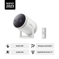 Proyector Samsung The Freestyle 2da Gen Full HD SP-LFF3CLAXXPE 2023, 100"", con diseño 360°