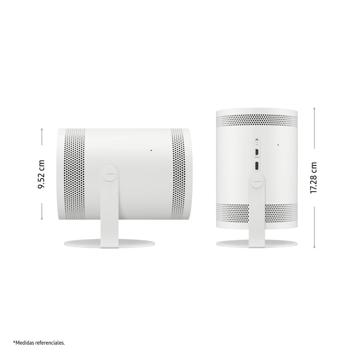 Imagen 2 del producto Proyector Samsung The Freestyle 2da Gen Full HD SP-LFF3CLAXXPE 2023, 100"", con diseño 360°