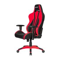 Silla gamer Akracing Premium gas lift clase 4, tapiz pu, máx. 150 kg, inclinación 180°, negro y rojo (reempacado)