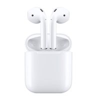 Audífonos bluetooth True Wireless Apple Airpods 2da generación duración máx. 5 horas, controles táctil, blanco (reempacado)