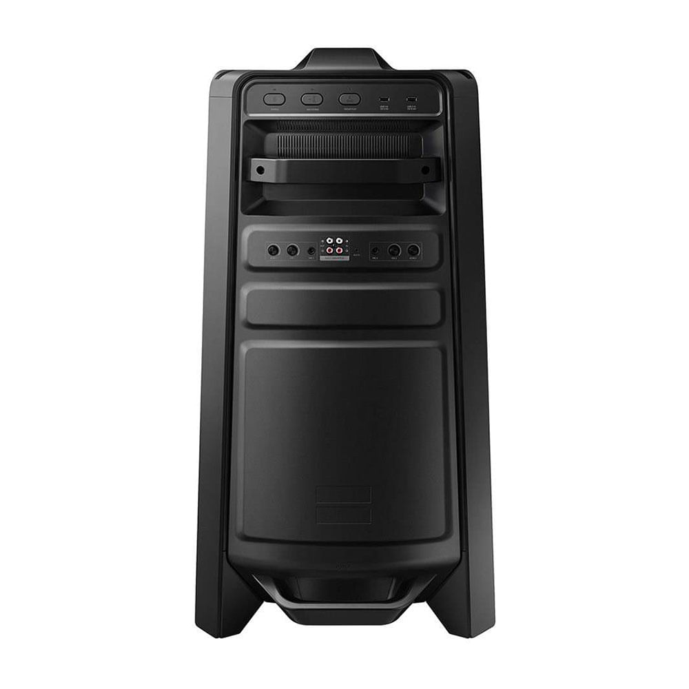 Parlante bluetooth Samsung MX-ST50B 240W, resistente al agua IPX5, USB, luces, negro