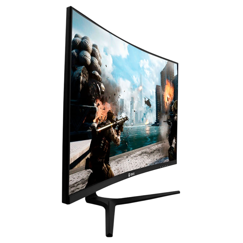 Imagen 2 del producto Monitor Teros TE-2731S Curvo 27"" VA, 100Hz, FHD, VGA, VESA, Freesync, Negro