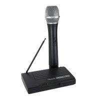 Micrófono inalámbrico Izuum FV-302, 2 canales 1.5V, cobertura 50 m, negro (reempacado)