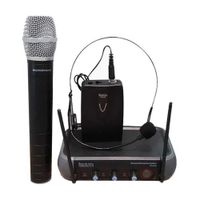 Micrófono de mano y vincha inalámbrico Izuum FV-518 (reempacado)