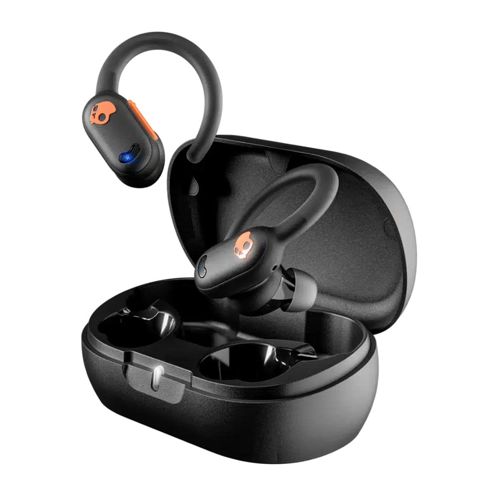 Audífonos bluetooth True Wireless Skullcandy Push ANC Active cancelación de ruido, resistente IP67, duración máx. 37 horas con estuche de carga, negro