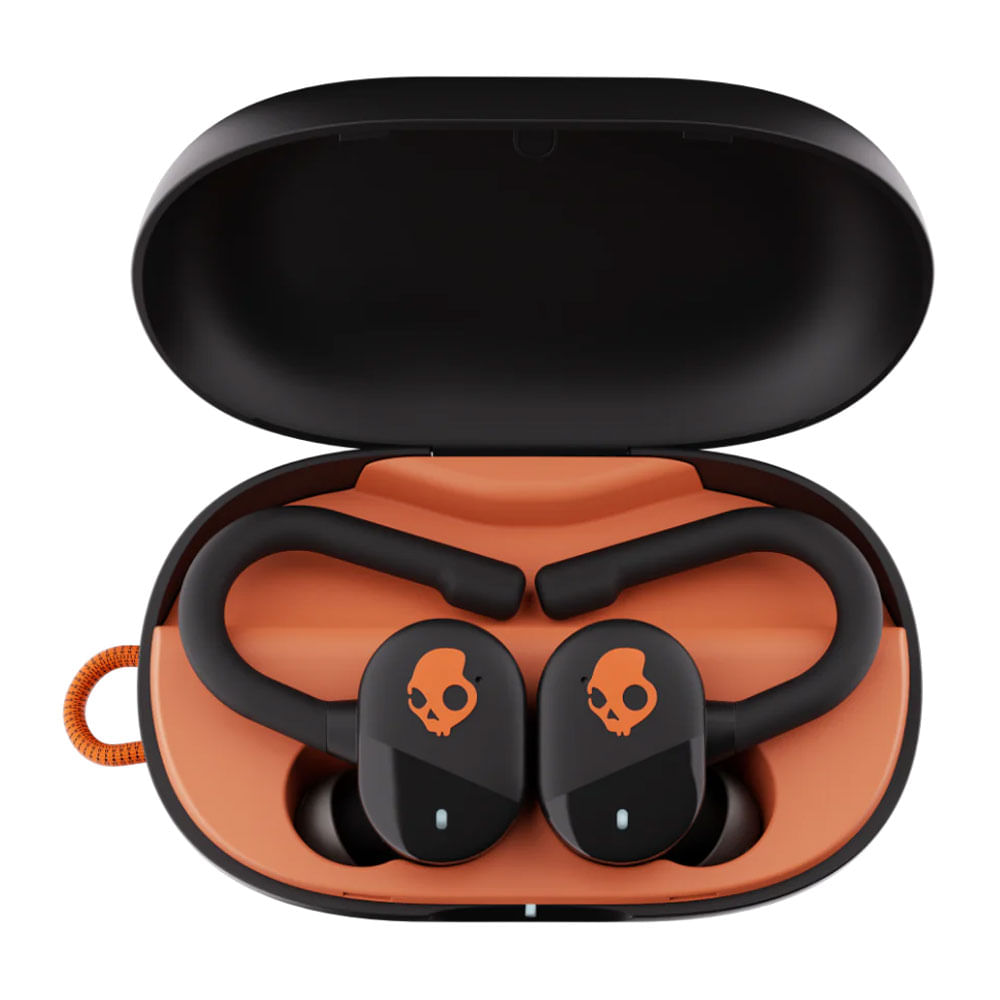 Audífonos bluetooth True Wireless Skullcandy Push Play Active resistente IP55, duración máx. 34 horas con estuche de carga, control de llamadas, negro