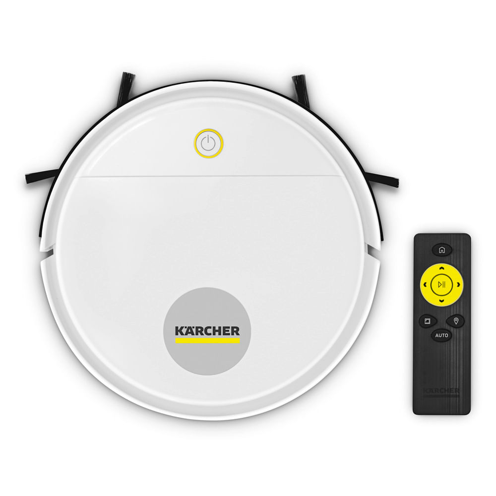 Aspiradora robot Karcher RCV 1, sensores de caída, capacidad 310ml, blanco