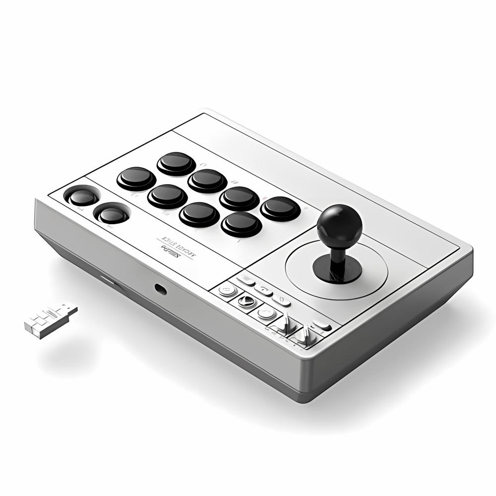 Joystick Control 8BitDo ARCADE STICK INALAMBRICO para XBOX, 16 Botones