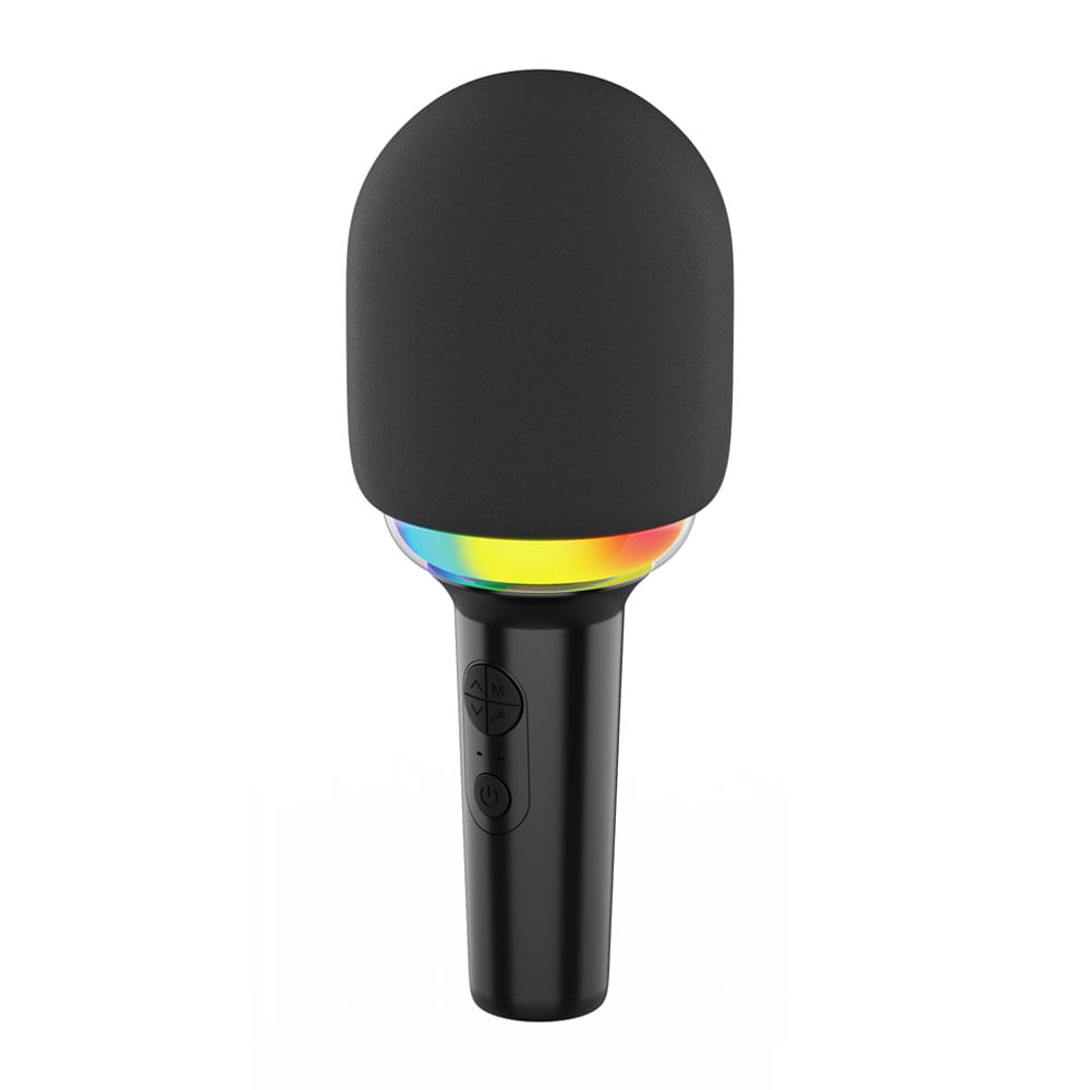 Imagen 2 del producto Micrófono inalámbrico Decibel Karaoke bluetooth, duración máx. 3 horas, 5W, carga tipo C, negro