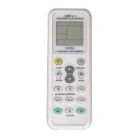 Control remoto universal Genérico para aire acondicionado (reempacado)