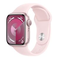 Apple Watch Series 9 41mm, GPS, certificación IP6X, batería hasta 18 horas, sport band rosado (reempacado)