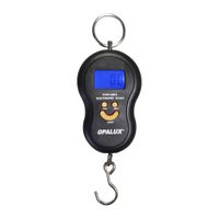 Balanza de maleta para viaje Opalux OP-601 máx. 50 kg, con gancho, a pilas (reempacado)