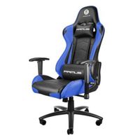 Silla gamer Primus Thronos máx 120 kg, inclinación 135°, negro y azul (reempacado)