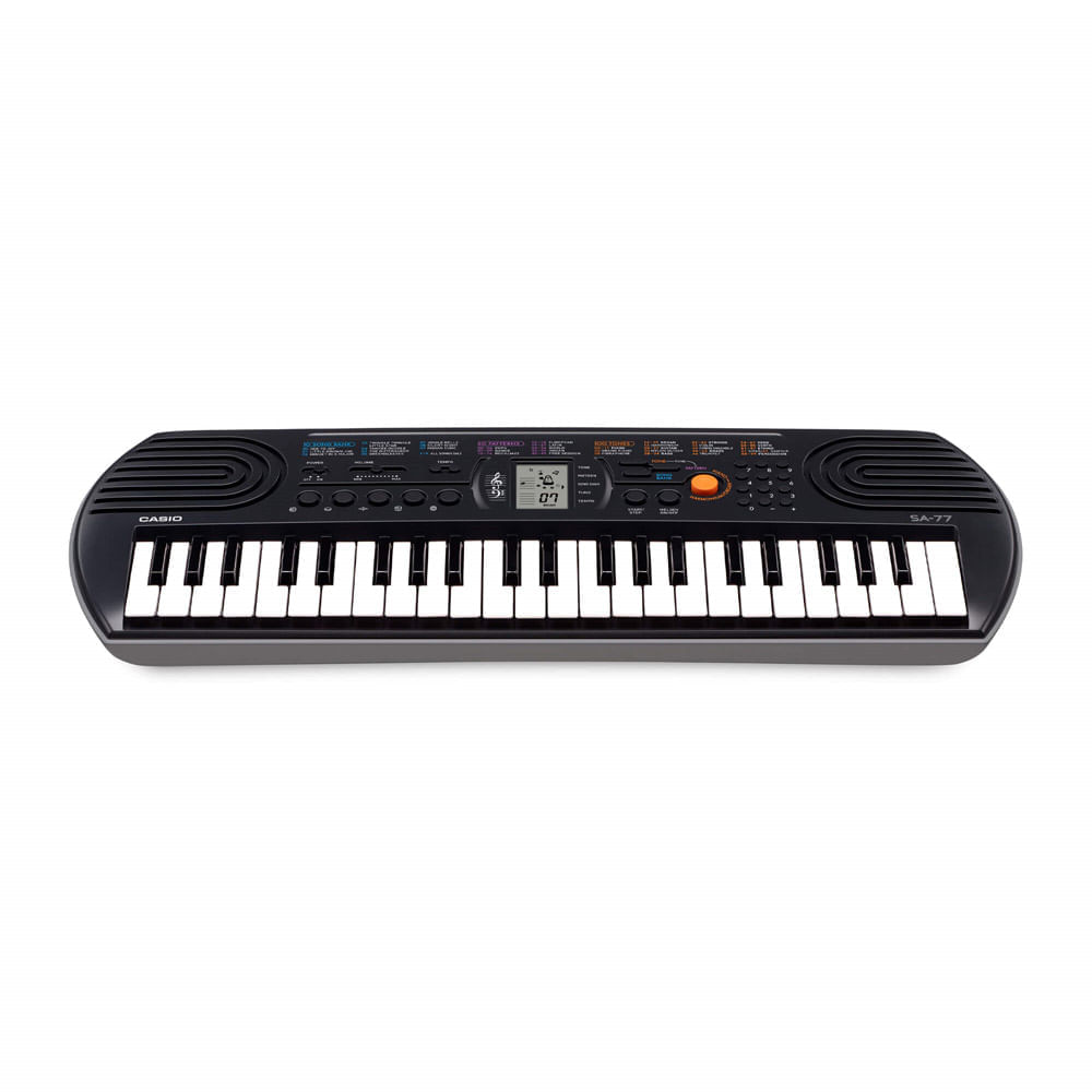 Imagen 2 del producto Órgano electrónico Casio SA-77AH2-ADAP, 44 teclas, 100 tonos, 10 canciones, negro (reempacado)