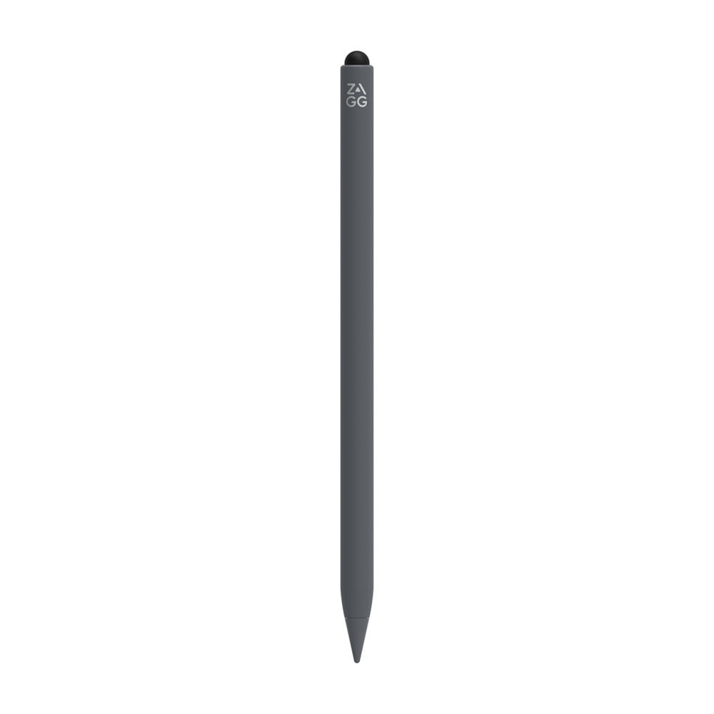 Imagen 1 del producto Lápiz Óptico Dual Pro Stylus 2 ZAGG, carga Inalámbrica, sistema de rechazo de palma, gris